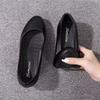 Spring Work Shoes Black Professional Women High Heels Shoes Pumps Low-heeled Office Career Formal Women Shoes