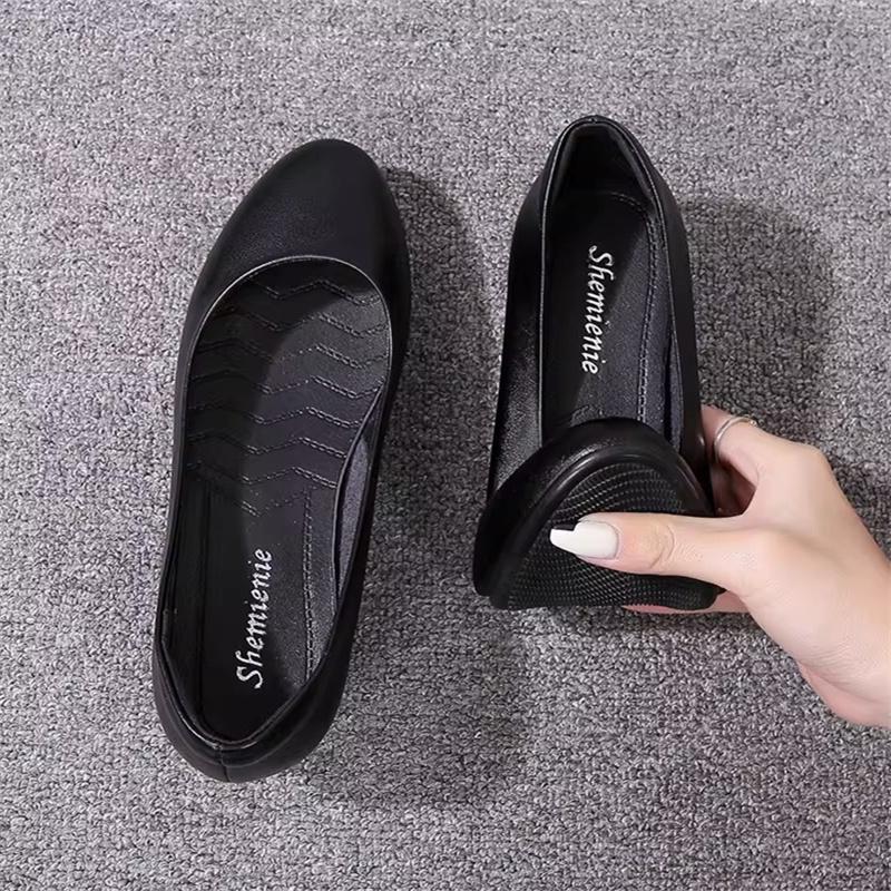 Spring Work Shoes Black Professional Women High Heels Shoes Pumps Low-heeled Office Career Formal Women Shoes