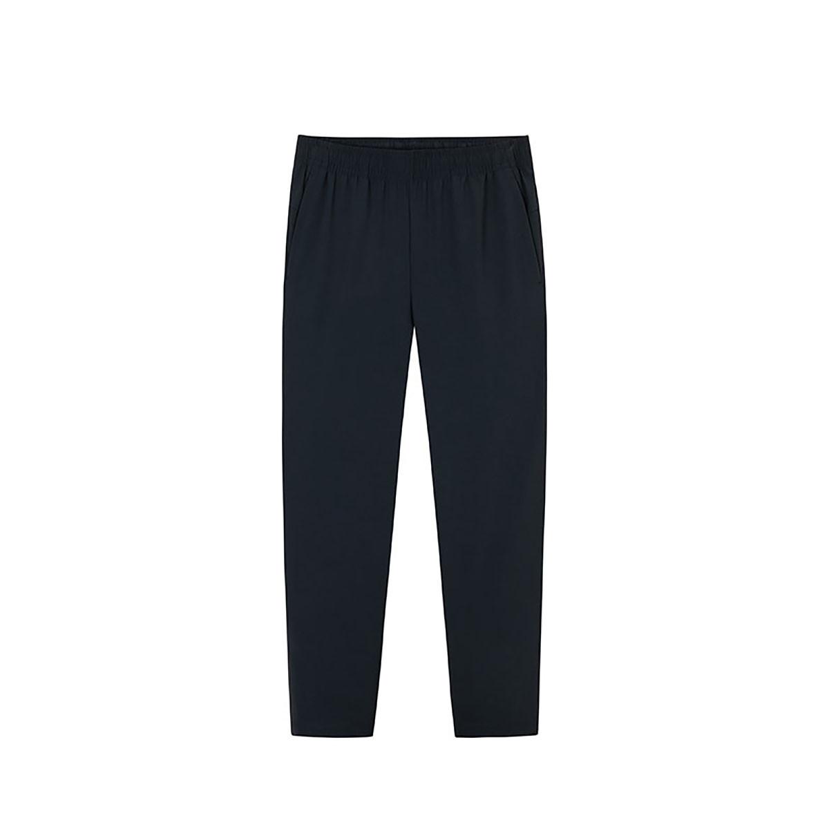 

Anta Training Series Solid Color Mid Waist Casual Straight Leg Knitted Sports Pants Men pants Black 152437301N-3 M