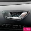 Carbon Fiber Interior Door Handle Cover Surrounds For -2025 Hyundai Tucson