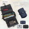 With Hook Foldable Toiletry Bag 3-in-1 Multi-Functional Cosmetic Storage Bag Waterproof Large Capacity Hanging Organizer Bag