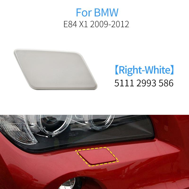 For BMW E84 Car Front Bumper Headlight Washer Spray Cover Cap Accessory Replacemente For BMW X1 2008-2012 51112993586