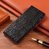 Genuine Leather Flip Cover for Xiaomi Redmi Note Series (Note 14 Pro+, Note 12, Note 11 SE, Note 10, Note 9)