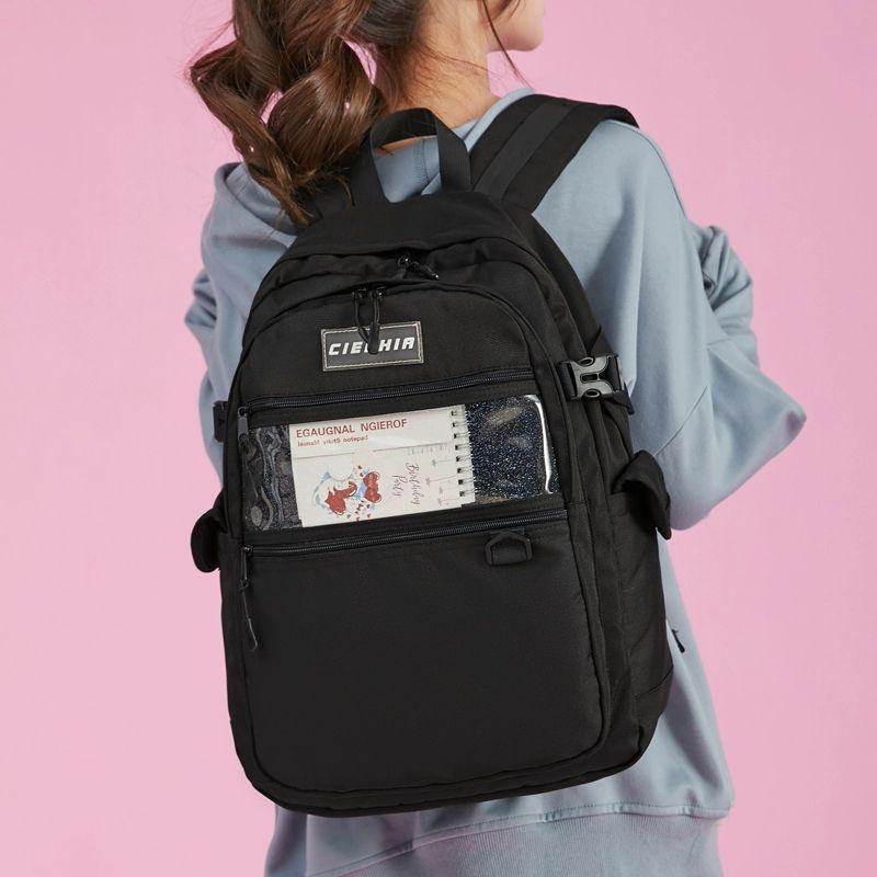 2025 Korean Style Large Capacity Backpack for College, High School & Middle School Girls