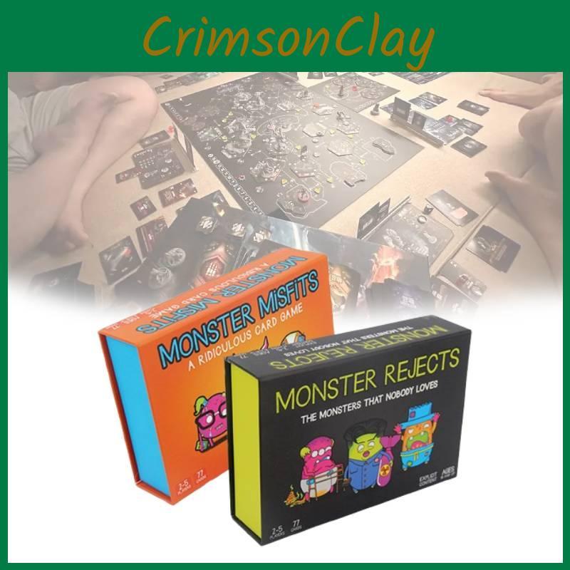Rejects Misfits Monster Brettspiele Familienparty Gelegenheitsspiel Spaß Requisiten Geschenk Kinder