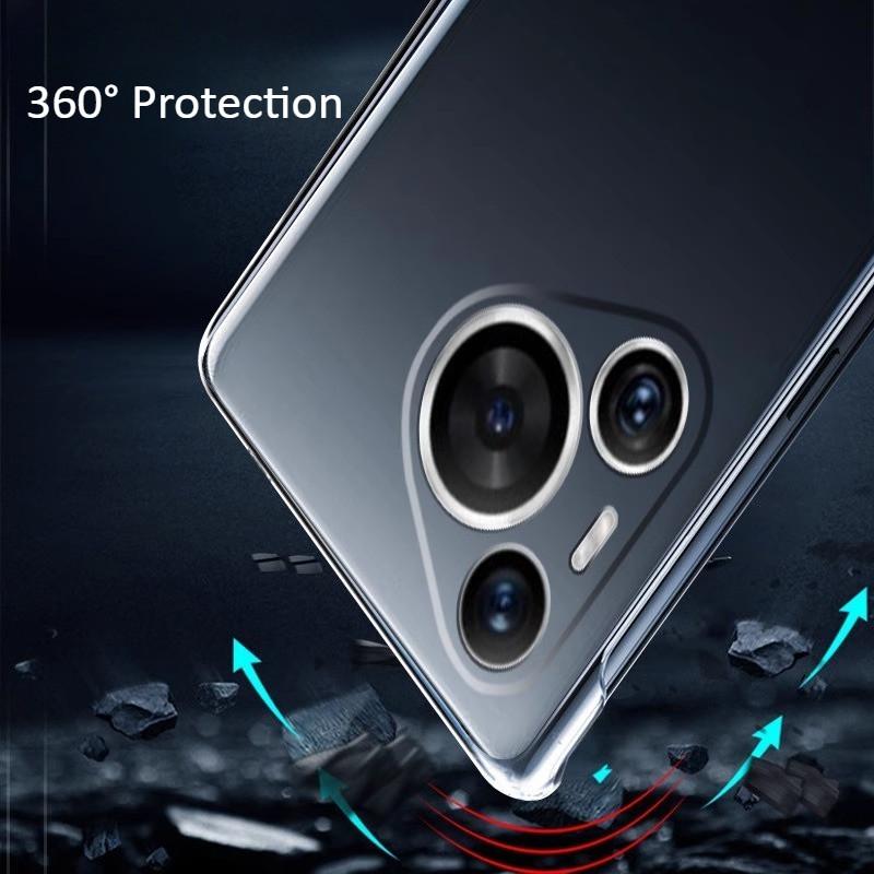 For Huawei Pura 80 70 Pro Pro+ Ultra Frameless PC Phone Case P60 P60Pro P60Art Transparent Ultra-thin Back Cover Shell