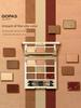 GOPAS Western Fantasy Eye Shadow Nine-Color Eye Shadow Plate-Day CD Moonlight Plate Waterproof Pearl Fine No Falling Out