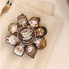 New POP MART Bubbles Cute Bean Coffee Factory Collection Spin Badge Trend Based Products PPMT-2508-0060