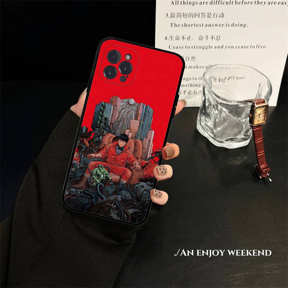 Anime A-Akira Phone Case For Iphone 17 Air 16 15 14 13 12 11 Pro Max 16 15 14 Plus TPU Soft Case iPhone 12 pro