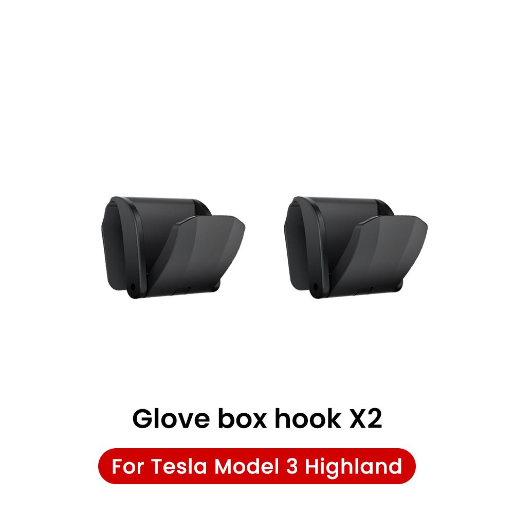 YZ For Tesla Model 3 Highland Concealed Glove Box Hook Holder Umbrella Bag Storage Holde Interior Modification Accessories