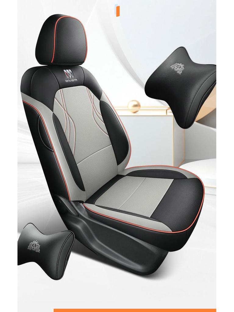 2024 Universal Full Leather Car Seat Cushion for Buick - Four-Season Use