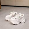 2025 Winter Women's Light Luxury Height-Boost Sporty Dad Shoes - European & American Casual Fashion