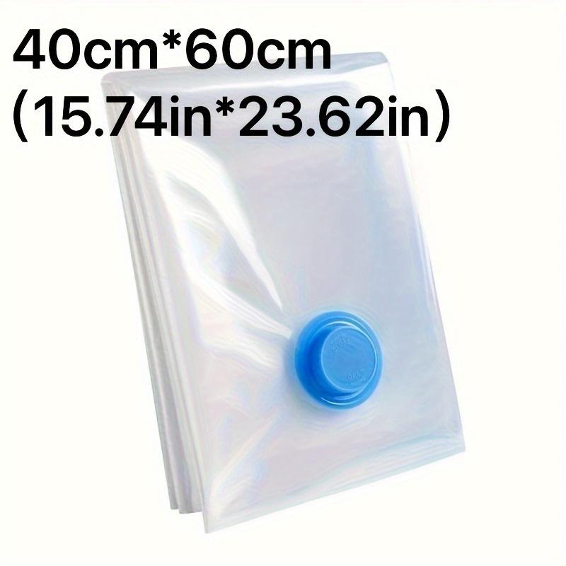 4pcs Space Saving Vacuum Storage Bag with Hand Pump - Oversized Compressed Clothing, Blankets, Bedding Bags -  Travel Storage