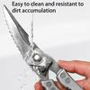 Heavy Duty Kitchen Scissors Poultry Scissors with Safety Lock Food Prep Scissors for Cutting Bones Scraping Fish Scales Cracking Nuts