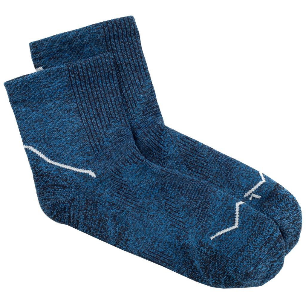 BUFF DryFlx Quarter Socks, Unisex navy Socks