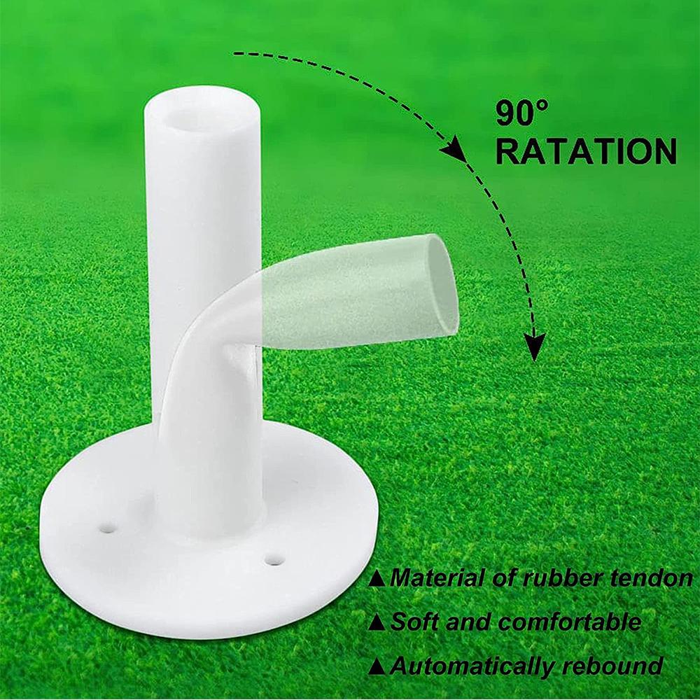 6 Pcs Golf Rubber Driving Range Tees Mixed Size Available for Golf Practicing