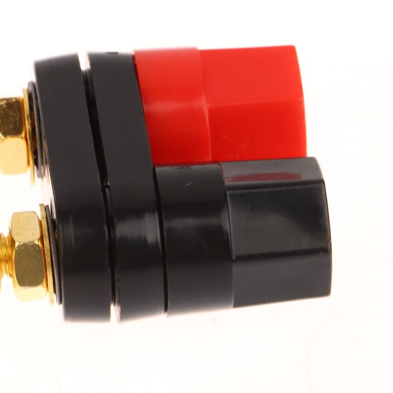 1/5Pcs Banana Plugs Couple Terminals Red Black Connector Amplifier Terminal Binding Post Banana Speaker Plug Jack