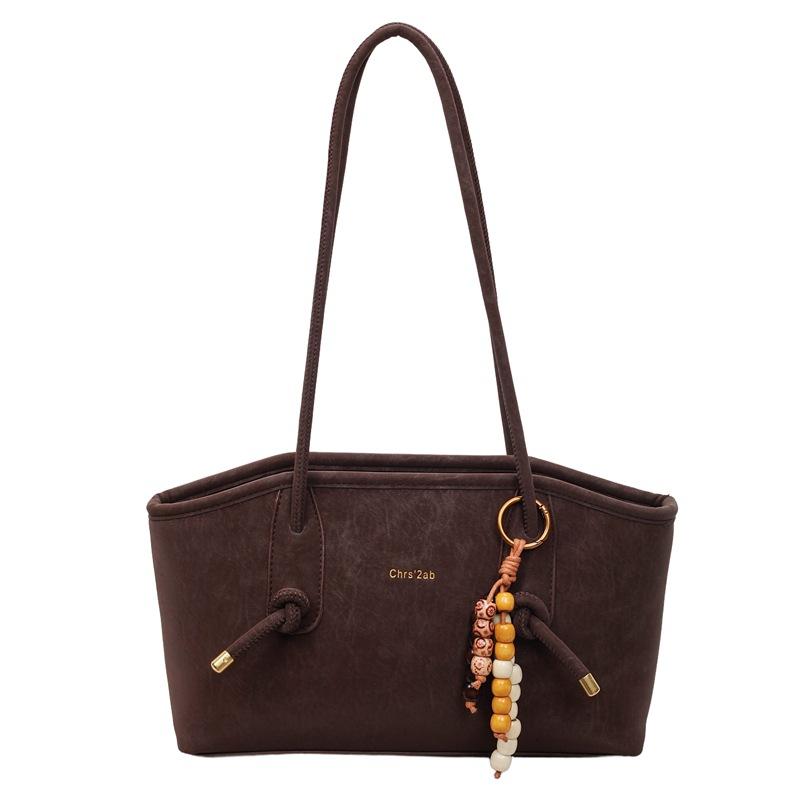 Retro Niche Texture Underarm Bag Women's 2025 New Simple Portable Commuter Tote Bag Large Capacity Shoulder Bag