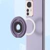 Skládací držák na telefon s dvojitým kruhem, magnetickým připevněním a 360° rotací pro správný pozorovací úhel