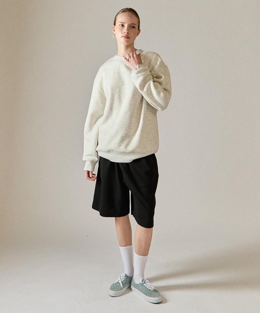 BASIC HOUSE Uni Basic Shorts Black Lyhp3101