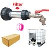 For Durable IBC Tote Adapter with Leak Proof Seal and Easy Switch Faucet for Garden Irrigation and Industrial Use