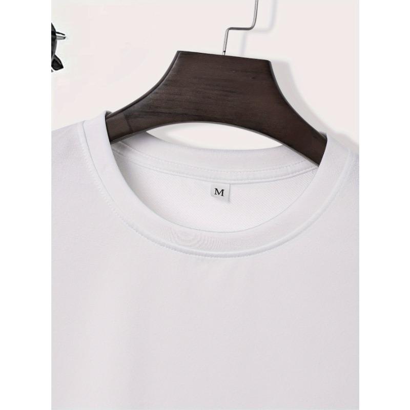 European sizes Men'S Summer Short-Sleeved T-Shirts, Fashionable And Trendy Printed Men'S Bottoming Shirts