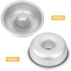 Cake Pan Mold Donut Flat Baking Mini Angel Food Silver Aluminum Alloy for Kitchen