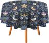 William Morris Bloemenprint Rond Tafelkleed Afwasbaar Polyester Stof Vintage Bloemen Wasbaar Tafelkleed Voor Feestdagen Keuken