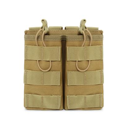 MOLLE M4 M16 Podwójna Kieszeń na Magazynki Otwarta Góra Akcesoria Myśliwskie EDC Torba na Pas AR AK Uchwyt na Magazynek Kamizelka Kieszenie