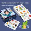 Wooden Animal Matching Card Game For Kids Educational Brain Training Parent Child Activity