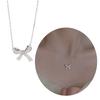 Elegant Butterfly Necklace Bowknot Pendant Neckchain Adjustable Chain Choker Handmade Collarbone Chain Gifts for Women