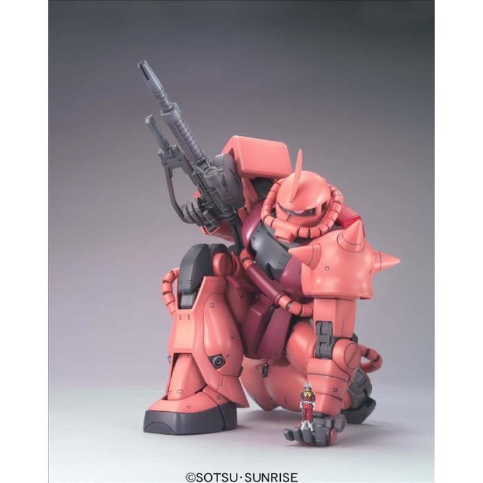 Maquette ms-06s zaku ii char's ver 2.0 gunpla mg master grade gundam 1-100 - bandai - plastique