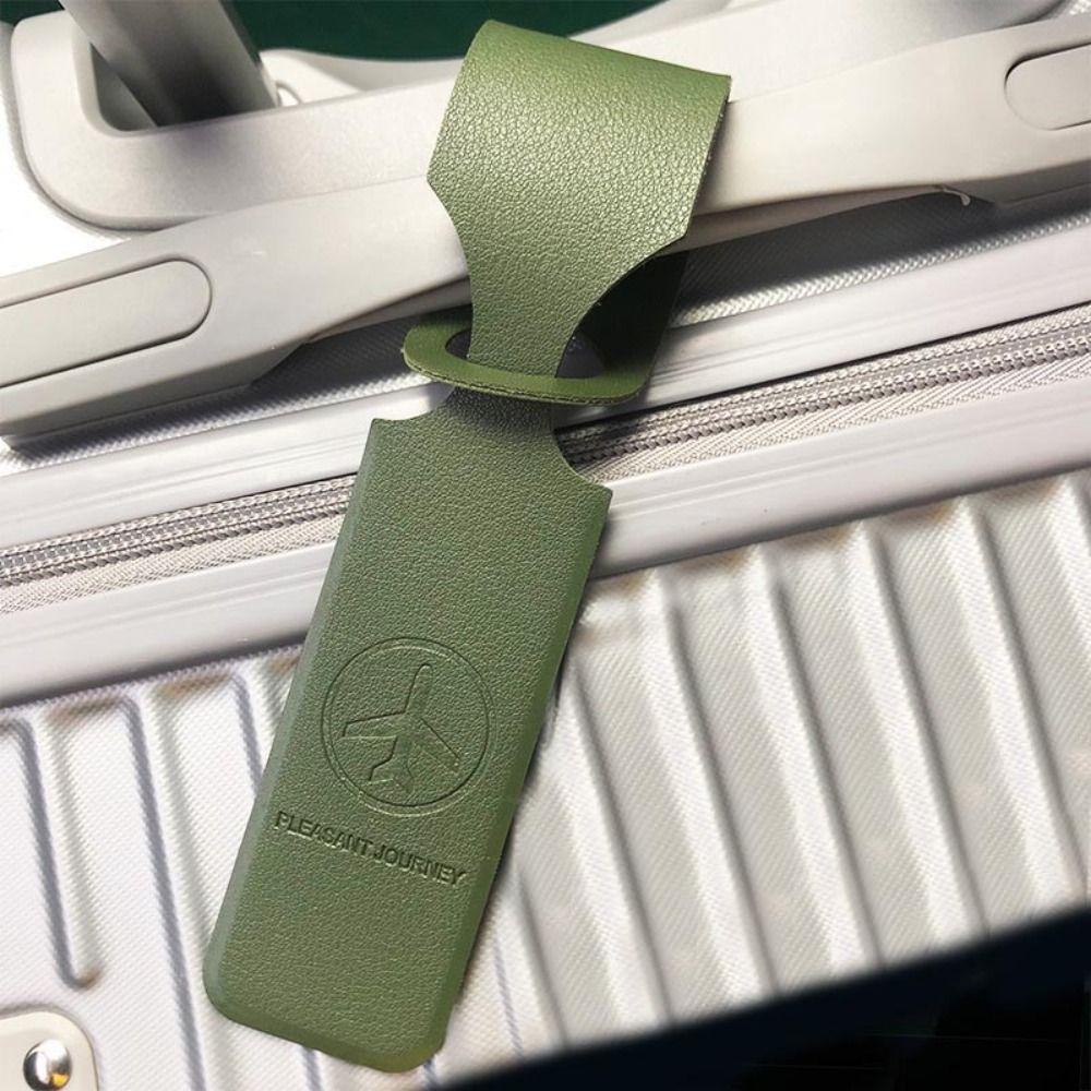 

Бирка для багажа Именные бирки Бирка для чемодана с самолетом Дорожные аксессуары Посадочный талон Дорожная багажная бирка зелёный