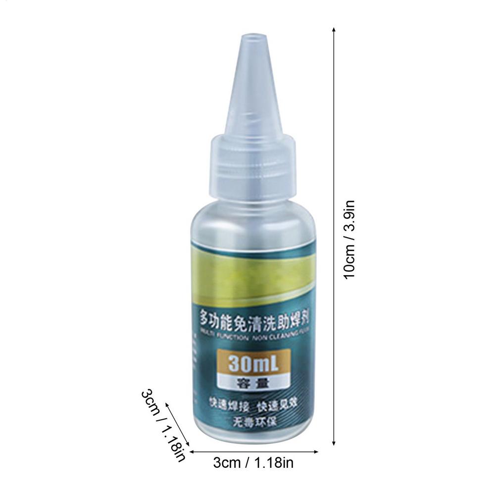 

30ml Soldering Flux Liquid Aluminum Metal Electronics Copper Soldering Flux No Water Cleaning 18650 Battery Soldering