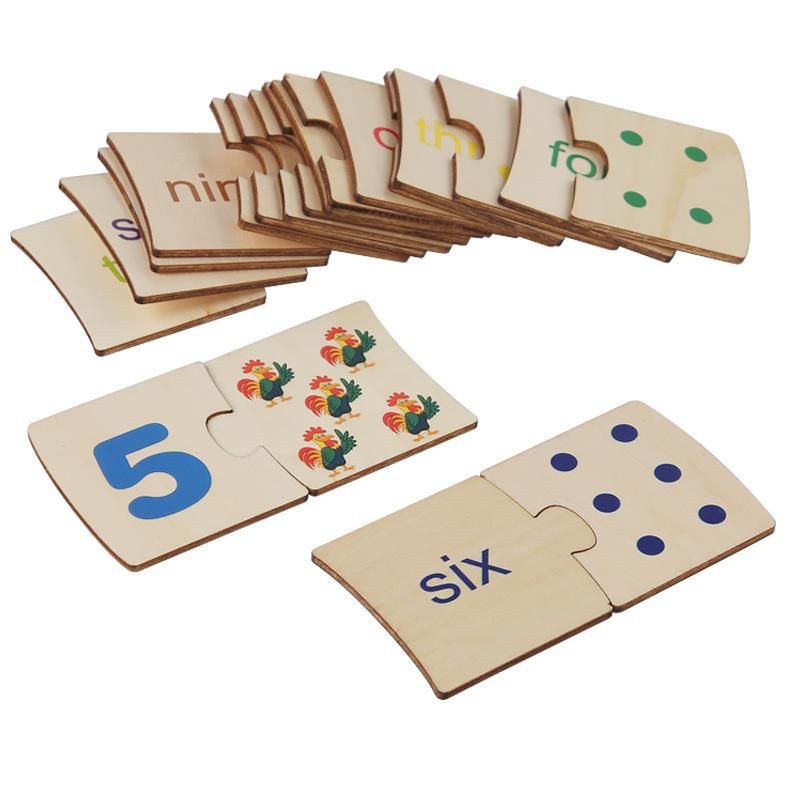 Iron Box Number Enlightenment Matching Game, Children'S Number Decomposition Arithmetic, Elementary School Teaching Aids, Wooden Toys