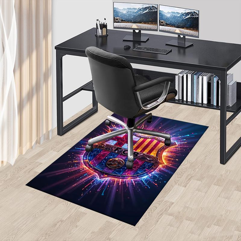 1 pezzo Tappeto FCB Antiscivolo Tappetino per Pavimento in Poliestere per Ufficio, Camera da Letto