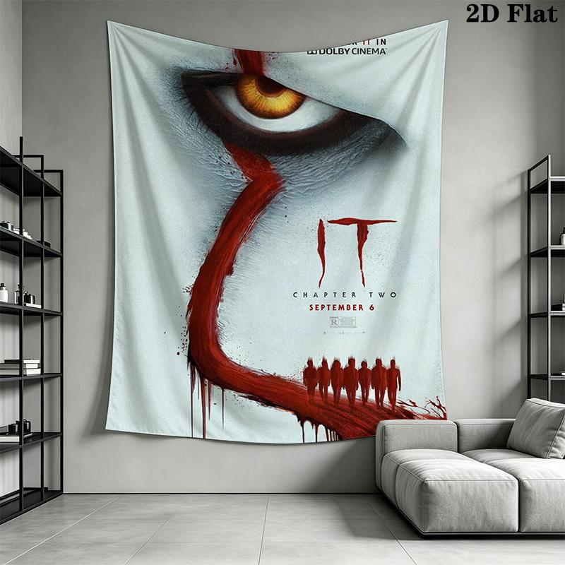 Horror Movie Characters Tapestry Tapestry Background Cloth Wallmounted Wall Covering Decoration Christmas Gift Homestay Soft Decoration Tapestry