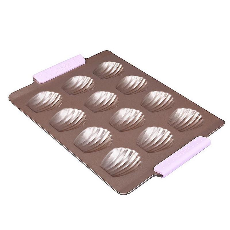 Non-stick 12-slot baking moulds madeleine