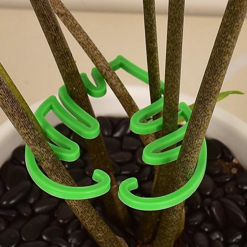 2PCS Plant Stem Folding Frame No Stake Trellis Plant Stem Support Branches Stem Organizer Garden Tools