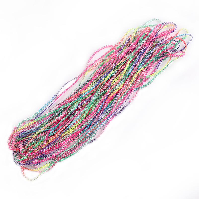 5mm Złota i Srebrna Koronka Falista na Akcesoria Odzieżowe DIY