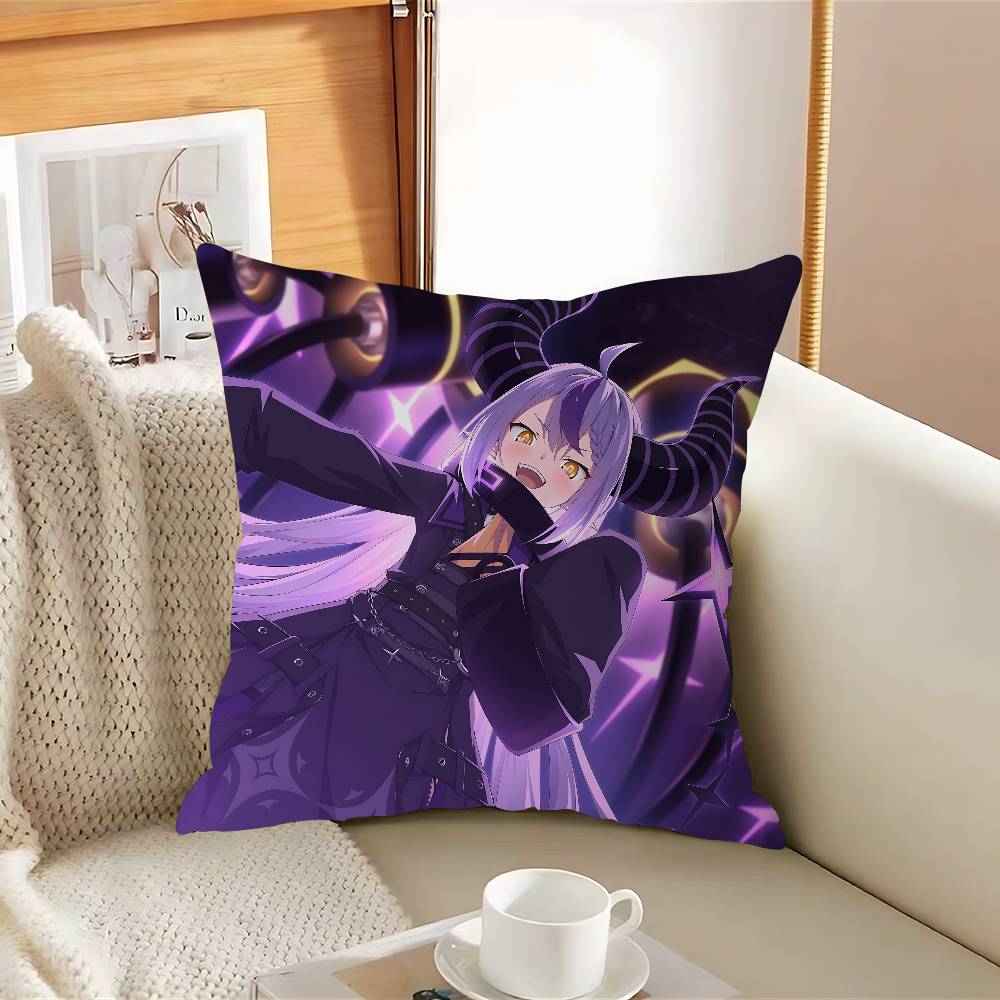Hololive L-a D-Darknesss Kissenbezug Abnehmbarer Waschbarer Kissenbezug – Ganzjährig Weiches Leinen
