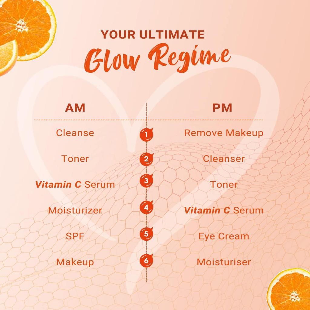 NutriGlow Advanced Organics Vitamin C Skin Lightening Serum 1.76 Oz