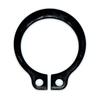 LVINAS 23mm Diameter Shaft C-Clock Rings (10-Pack) Made In Japan, 21.4mm Inner Diameter Snap Rings, Spring Steel/Phosphate Coated, HRC44-53 Hardness (