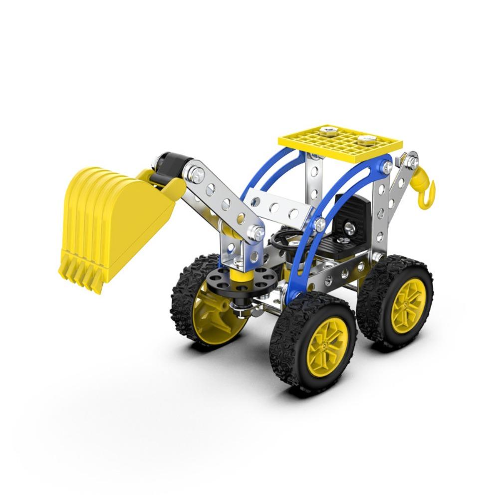 Simulation Metallbaustein Bauspielzeug Metall-Montage Auto Modell Spielzeug Familien Dekorationen