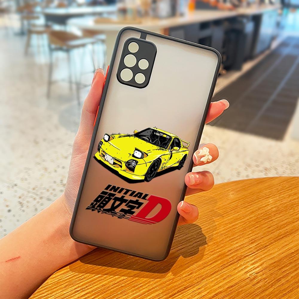 Anime Initial D AE86 Tail Light Posters Case For Samsung Galaxy A73 A72 A71 A53 A52 A51 A41 A33 A32 A31 A23 A22 A21s A13 A12 A11