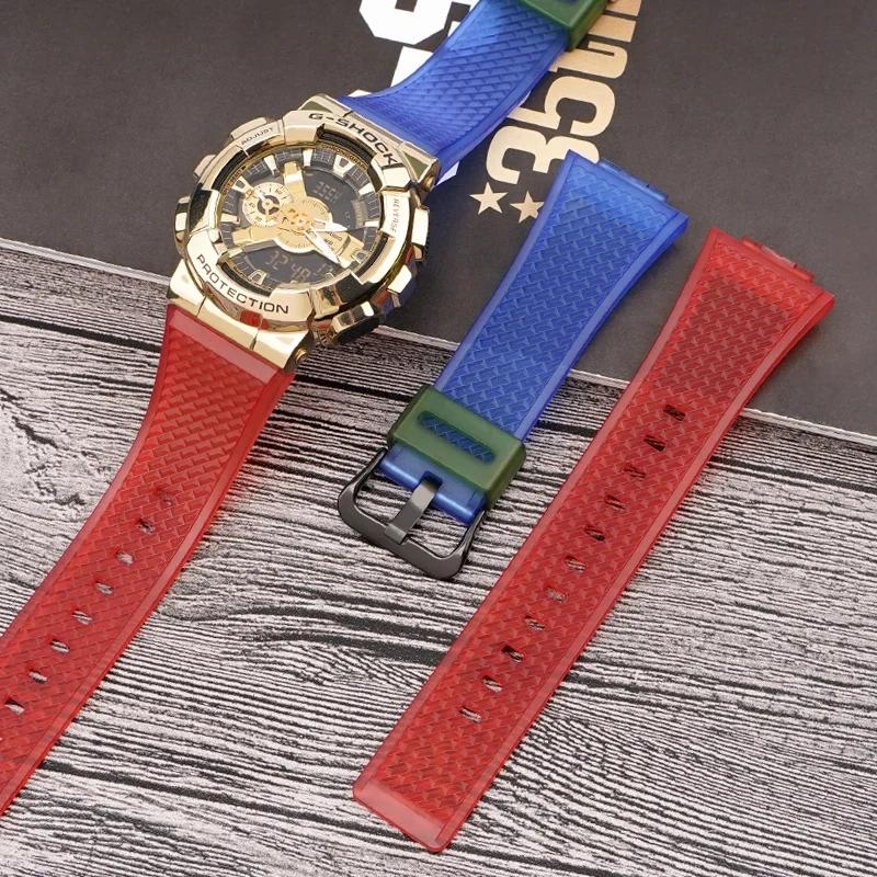 2025 Strap for Casio GSHOCK GM110 GA100/110/120 400 GA-700 800 GD-100 GAL-100 GW-8900 Replace Silicone Rubber Watch Band Bracelet