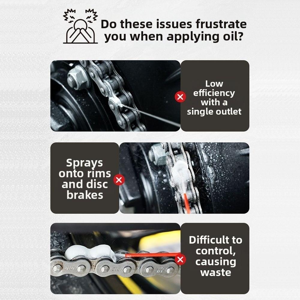 Anti Splash Motorcycle Chain Lubricating Oiling Diverter  Motos Gear Maintenance Tools