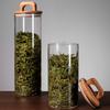 with Handle Airtight Canister Glass Food Container Kitchen Storage Bottles  for Tea Coffee Beans