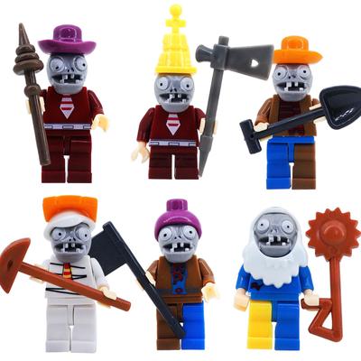 Sl89173 Zombie Building Block Minifigures Small Particles Mosaic Cartoon Doll Toy Bag