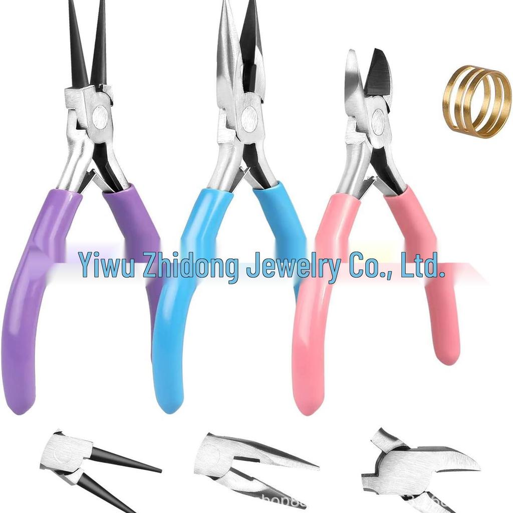 Handmade Mini Pointed Pliers for DIY Jewelry and Wire Looping